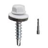 300Pieces Multipurpose Hex Heads Drilling Metal Roofing Screws Home Hardware for Secure Installation on Wood Items