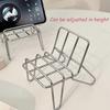 Modern Simple IG Style Metal Iron Desktop Phone Holder Chair Shape Stand for Horizontal & Vertical Use Desk Decor