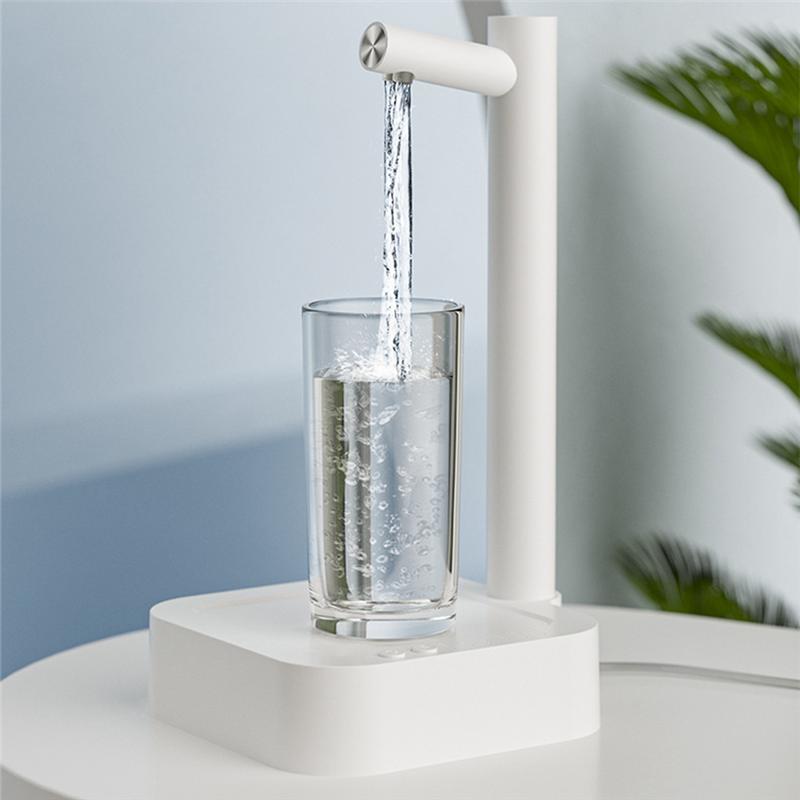 Practical-Water Dispenser Intelligent 6 Levels Water Dispenser For 5 Gallon Bottle&Universal Bottles Portable Desktop Water Pump темно-синий