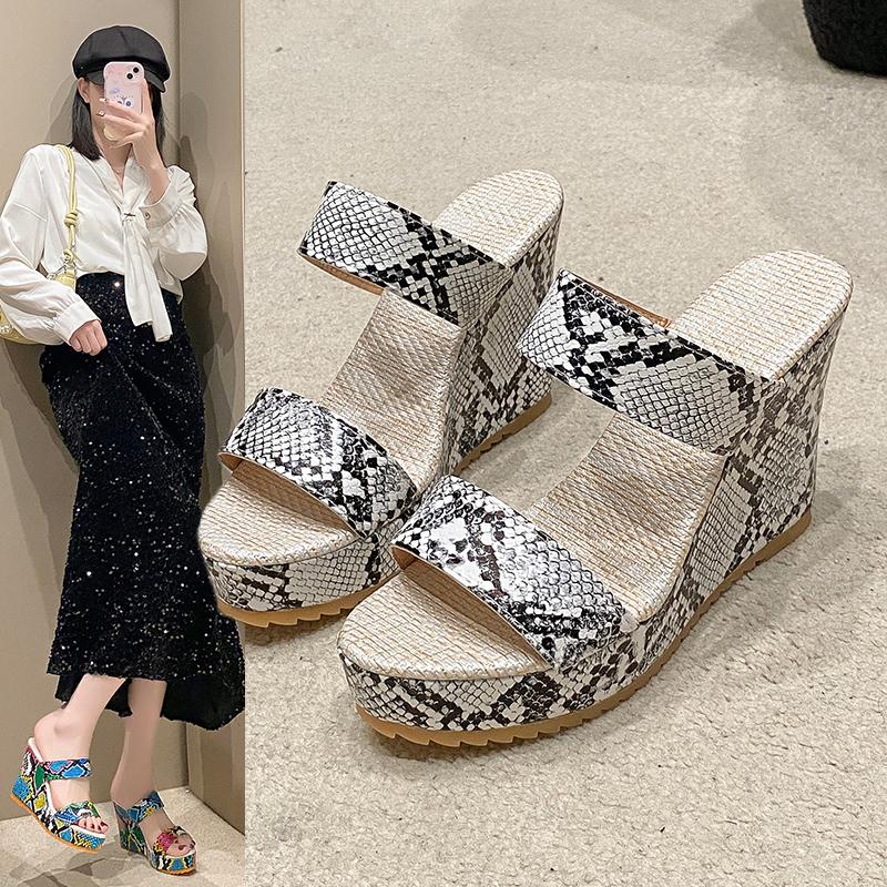 Women Wedges Sandals 2024 New Summer Platform Sandals High Heels Women Shoes Ankle Strap Designer Sandals Pumps Zapatos De Mujer