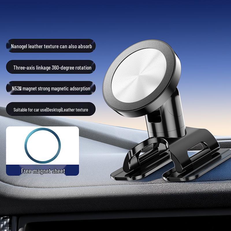 Rotating Magnetic MagSafe Car Dashboard Phone Mount