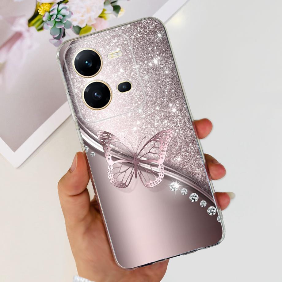 For Vivo X80 Lite Case Vivo V2208 Cover Cases Shockproof Soft TPU Transparent Silicone TPU Phone Back Case Vivo X80Lite 5G Capas Vivo V2208