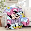 1pc Velvet Cute Cartoon Characters Bed Throw Blanket Sofa Coverlet Gift Home Decoration - Minnie