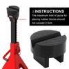 1PCS Jack Stand Pad Adapter Support Grip for Slotted Frame Rail Unique Design Protector Compatible for VW BMW Ford Nissan Toyota