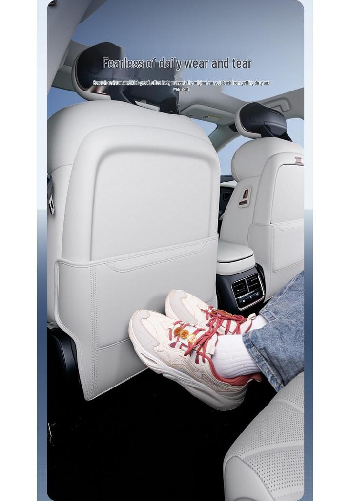 Lynk & Co 10emp Rear Seat Kick Mats for Lynk EM-P - Decorative Backrest Accessories.