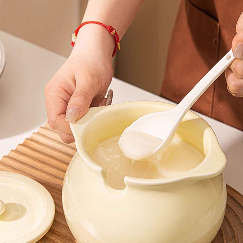 High Temperature Resistant Ceramic Seasoning Bottle Large Capacity Condiment Container  Butter