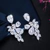 Exquisite Temperament, Super Flash Horse Eye Zircon Earrings, Ice-Shaped Flower Pendant Earrings, Can Be Mixed In Batches
