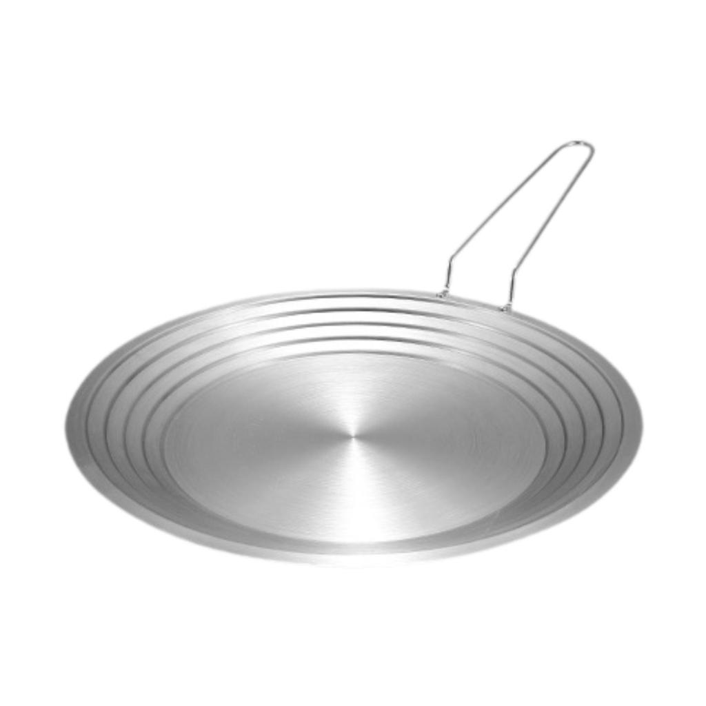 Round Grill Pan Grilling Skillet Multipurpose Long Handle Portable for Cooking Household Outdoor Camping Roasting Seafood