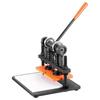 Leather Cutting Machine, 11 x 5.5 in Embossing Plate Manual Die Cutter, 0.47 in Pressure Stroke Leather Embossing Machine, Dual Guide Shafts Die Cut