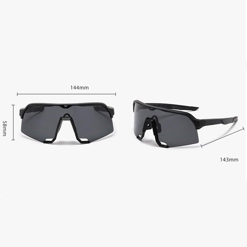 Bunte Radbrille Mountainbike Wind- und Sandabweisende Brille Modische Sportsonnenbrille für Männer und Frauen YK113