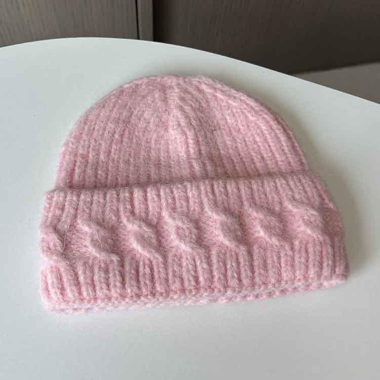 Dongdaemun New Women's Autumn and Winter Knitted Hats, Male and Female Couples Pullover Hats, Student Outdoor Warm Wool Hats