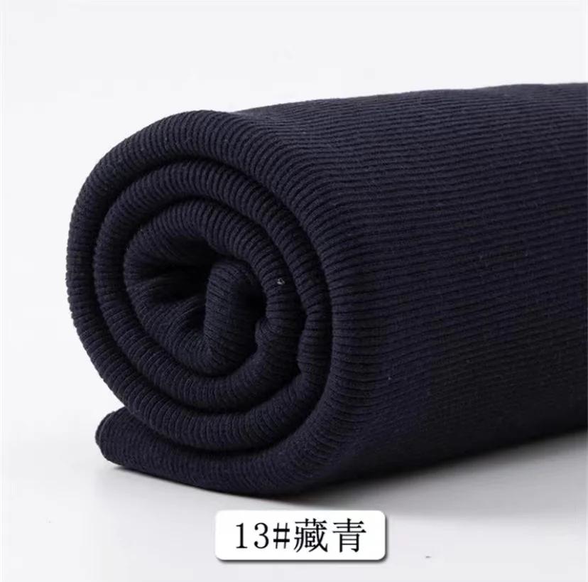 Cotton Stretch Ribbed Knit Fabric, Neckline, Cuffs, Hem, Cinched Elasticated Garment Fabric, Pregnant Woman Belly Support