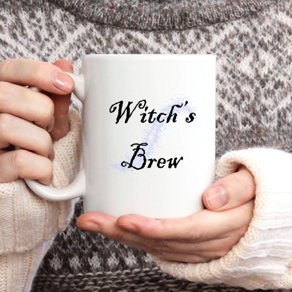 1pc 3A grade 11 oz witch's brew ceramic coffee mug for room Halloween decoration Birthday Christmas Holiday Perfect gift