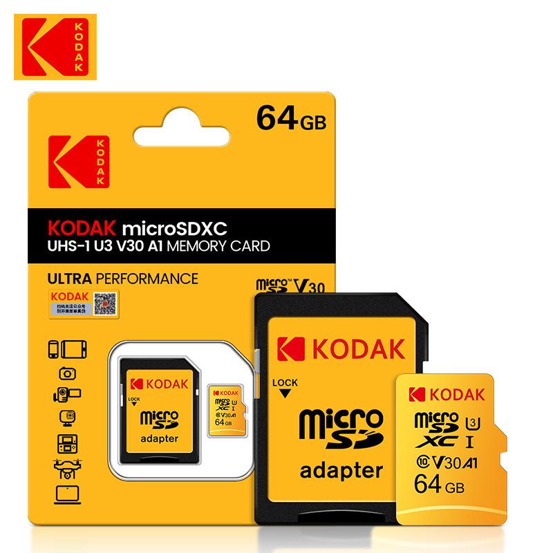 Kodak TF 256G U3 4K HD Memory Card for Driving Recorders and Monitoring