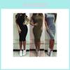 Robe Stylo Bodycon Élégante à Manches Courtes pour Femmes pour l'Été Décontractée Grandes Tailles