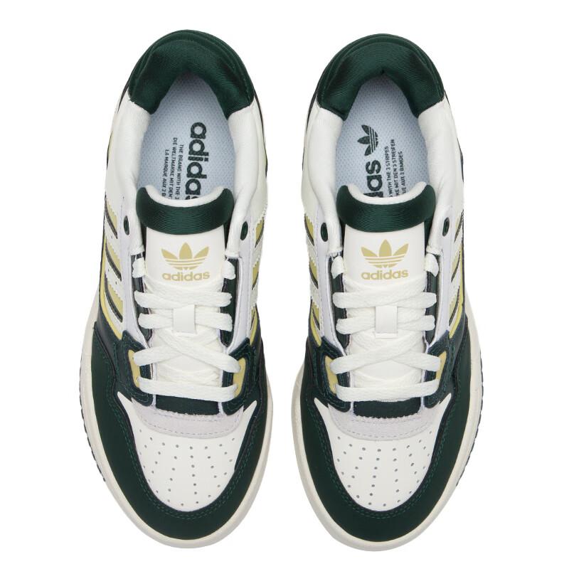 Adidas Originals Drop Step Low 2.0 Comfortable Versatile Non-Slip Durable Low-Top Skate Shoes Unisex Sneakers Green White JQ0105