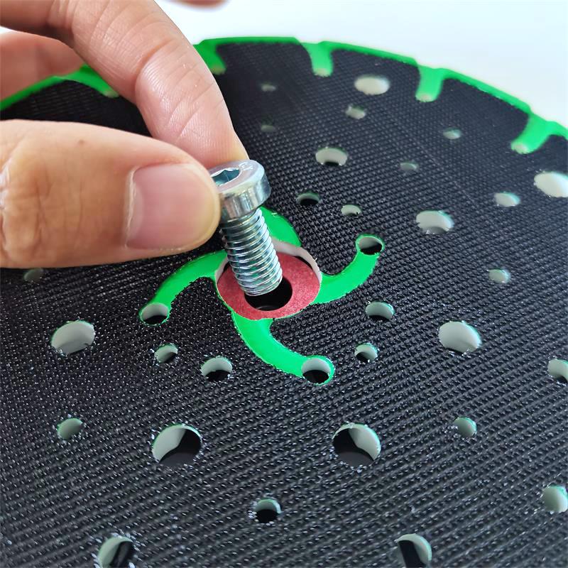 6 Inch 150mm Multi-Hole Dust Free Soft/Hard Sanding Pad Sander Backing Plate Hook Loop For Festool Sander Polishing Grinding