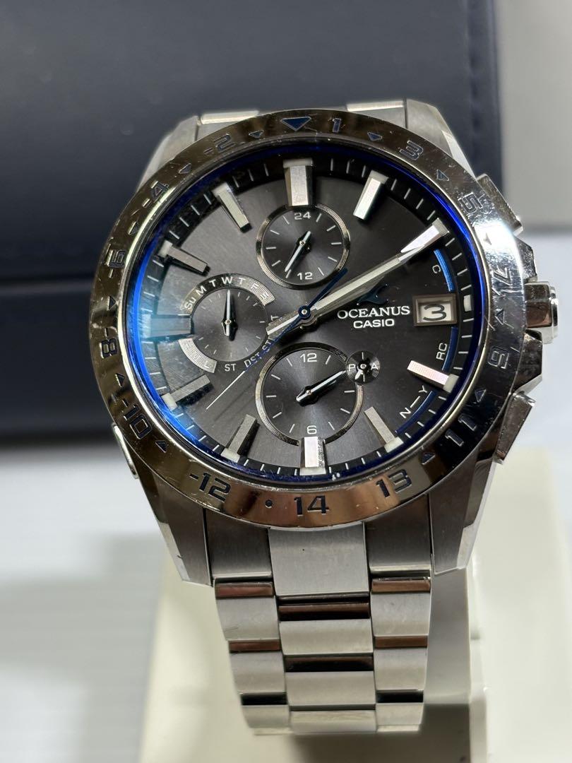 

[USED] Casio OCEANUS OWC-T3000 Radio Solar Smartphone Link Watch with Box
