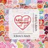 102Pcs Love Heart Stickers Diy Decorative Decals Sticker Story Store