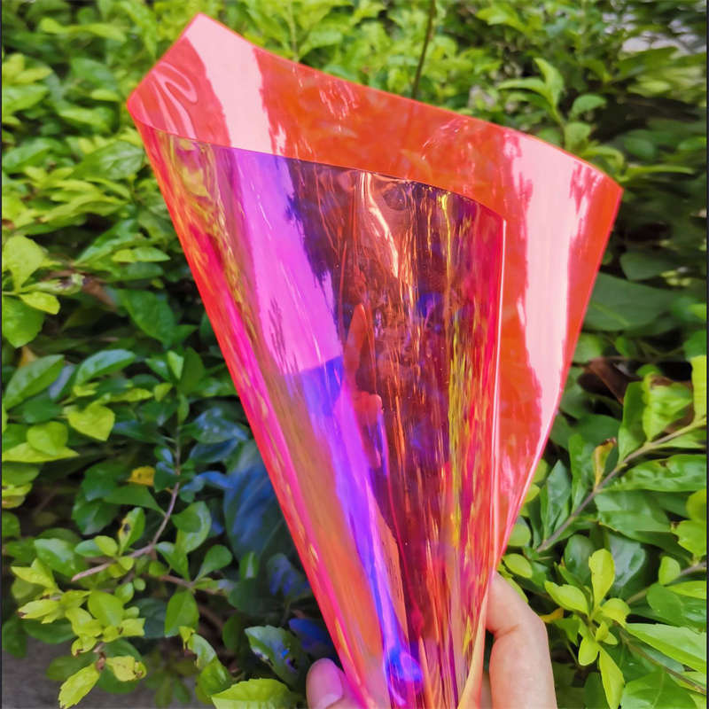 PVC Laser Paper Iris Magic Color Film Transparent Color DIY Laser Transparent