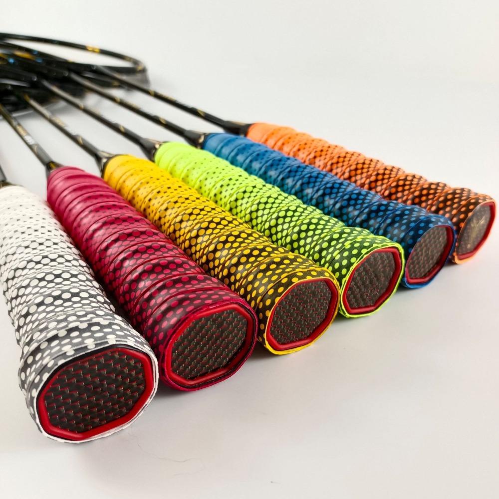 1pcs PU Tennis Racket Overgrip Shock Absorption Fishing Rod Sweatband  Badminton