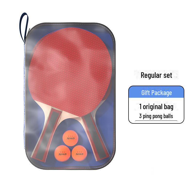 

Набор ракеток для настольного тенниса с двухсторонним антиклеевым покрытием, включает в себя 2 прямые и горизонтальные ракетки с логотипом