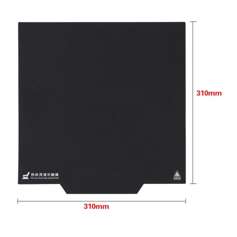 310*310mm Flexible Magnetische Bauoberflächenplatte Heizbettteile Magnetischer Aufkleber mit Griff für