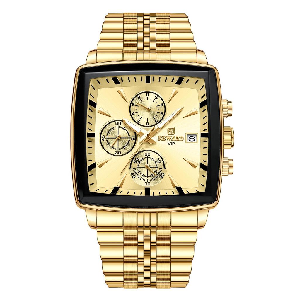 RD1100M Men's Multifunction Chronograph Watch - Waterproof, Luminous, Solid Steel Band