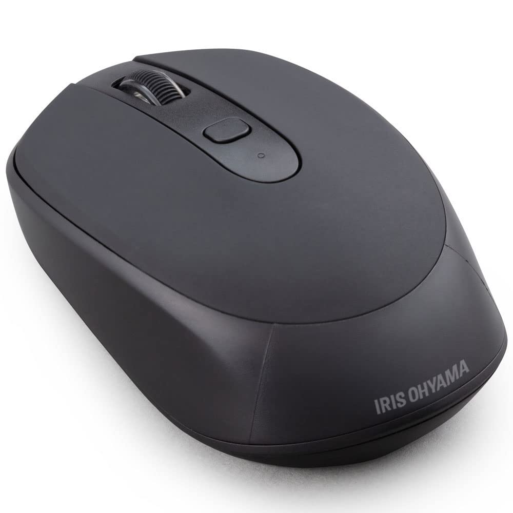 

Iris Ohyama Wireless DPI Mouse, Black, Quiet, Switchable, Symmetrical, IM-R02-B чорний