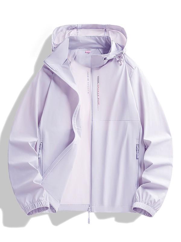 2026 Versatile Hooded Windbreaker: Unisex Loose Fit, Sun-Protective Casual Jacket