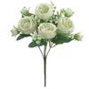 Realistic Touch Artificial Flowers Long Stem Fake Roses  Home Wedding Bridal