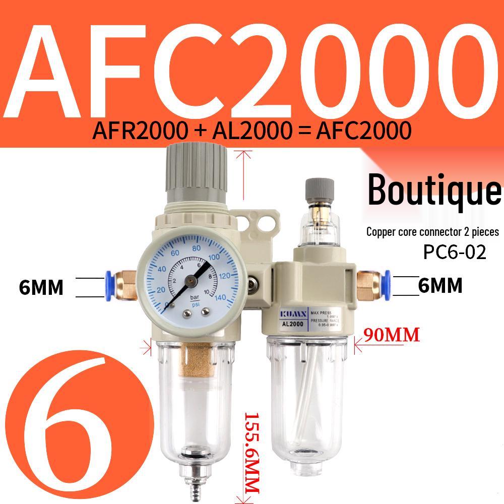 Air Source Filter & Oil-Water Separator BFC/AFC2000 AR Oil Mist AFR Pneumatic Pressure Regulator