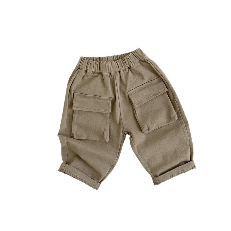 Harajuku Style Unisex Kids Casual Long Pants Korean Versatile Outer Trousers