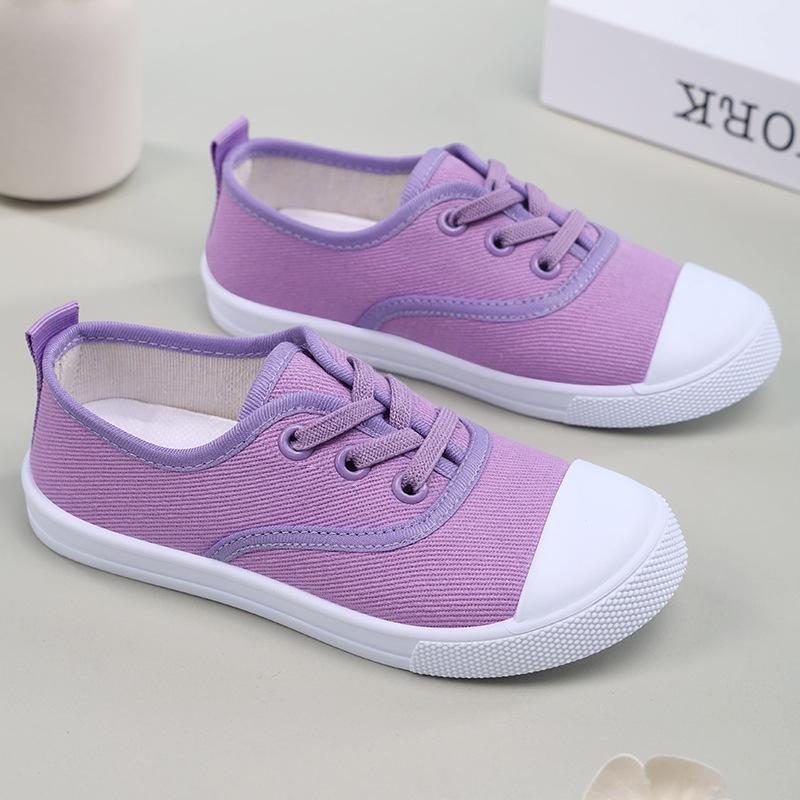 Classmate Canvas Shoes Versatile New Middle-aged and Older Children's Baby Children's Shoes Fashionable Boys' Casual Shoes Cookie Soles 1-6 Years Old