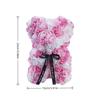 1Pc Artificial Rose Bear, Artificial Rose Bear Birthday, Valentine's Day, Wedding, Mother's Day and Anniversary Gifts