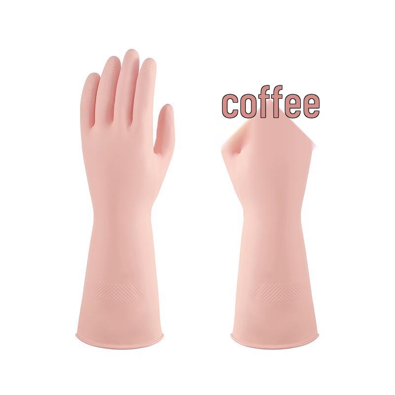 Women's Waterproof Latex Dishwashing Gloves - Durable, Colored for Kitchen, Laundry & Housework Cleaning