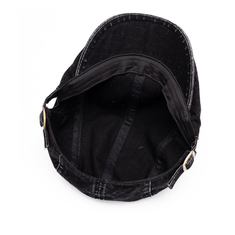 Men Spring Summer Beret Outdoor Sunshade Cap British Newsboy Cap Peaked Cap