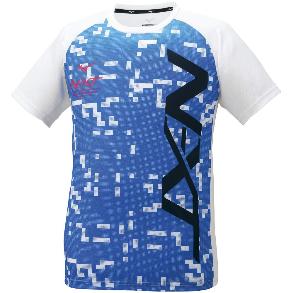 

Mizuno Training Short Size 32JA1210 N-XT T-Shirt, Sleeve, Moisture-Wicking, Quick-Drying, White, белый