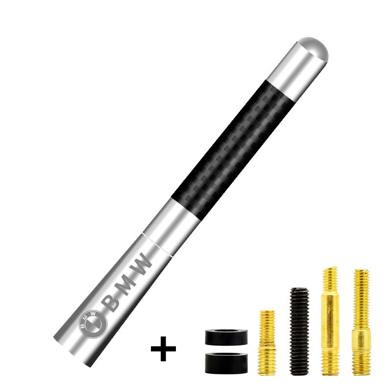 YMDM4 TX58695 Carbon Fiber Short Radio Antenna Sticker For BMW M Power Performance F10 F31 E36 E39 E87 E90 X5 Auto Accessories