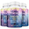 Yerba Magic Czyste Kapsułki Yerba Mate – 100% Niewędzony Południowoamerykański Ekstrakt Ziołowy dla Energii i Koncentracji (60 liczyć)