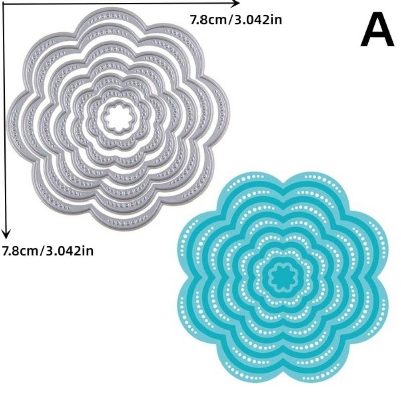 Flower Metal Cutting Dies Stencils DIY Scrapbook Album Paper Card Craft