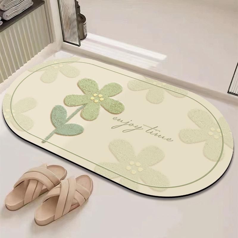 Fresh Quick-Dry Non-Slip Diatomaceous Earth Bathroom Mat