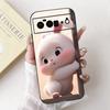 Fashion Painting Phone Case For Google Pixel 6 Pro 6a Black Silicone Soft Cover For Google Pixel6 Pixel6a 6Pro Cases Bumpers