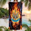 Asciugamano da Spiaggia Calcio Newcastle United Morbido Microfibra Asciugamano Estivo Asciugatura Rapida Assorbente per Spiaggia Piscina Viaggio