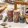 Floral Washi Tape Set - 15 Rolls Flowers Arts Adhesive Tapes Garden Blooms Decorative Stickers Masking Tape Sets for Craft A3270