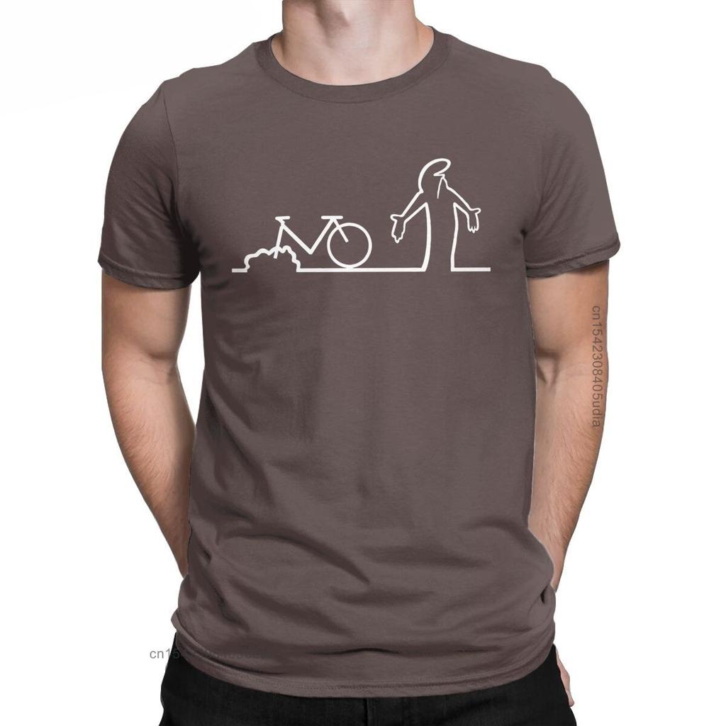 Herren T-Shirt La Linea Bike Erstaunliche Baumwoll-T-Shirts Übergroße Grafik-T-Shirts Vintage Erwachsenen-Print Grafik-T-Shirt für Herren