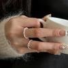 Ring Copper Elegant For Women With Open Adjustable Style Featuring Chic Design Geometric