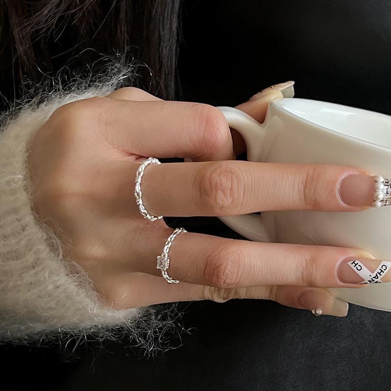 Ring Copper Elegant For Women With Open Adjustable Style Featuring Chic Design Geometric