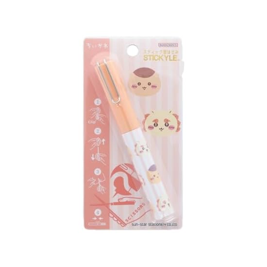 Sun-Star Stationery Chiikawa Goods Scissors Stick Type NewLifeCollection Kurimanjyu x Seasar S372175