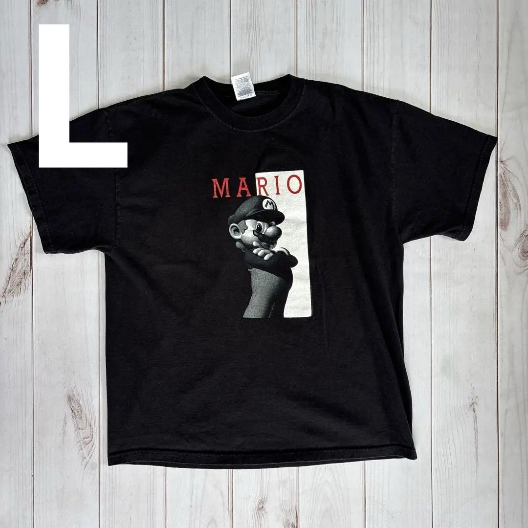 

[USED] Scarface Mario T-shirt, vintage Mario anime clothing